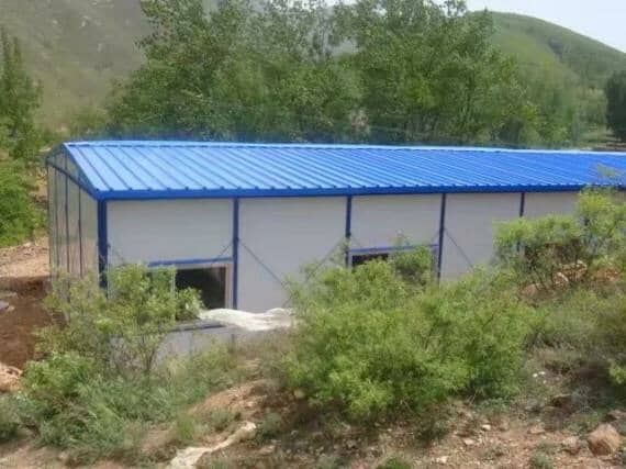 一层拆装式轻钢结构活动房图